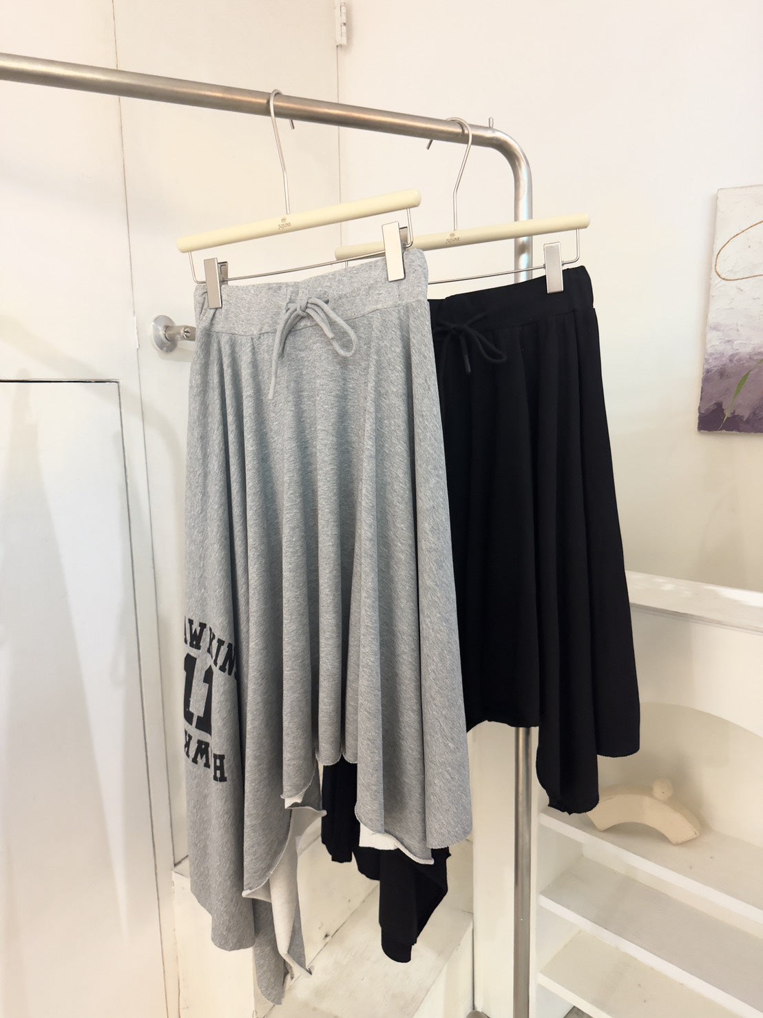 不規則棉質長裙