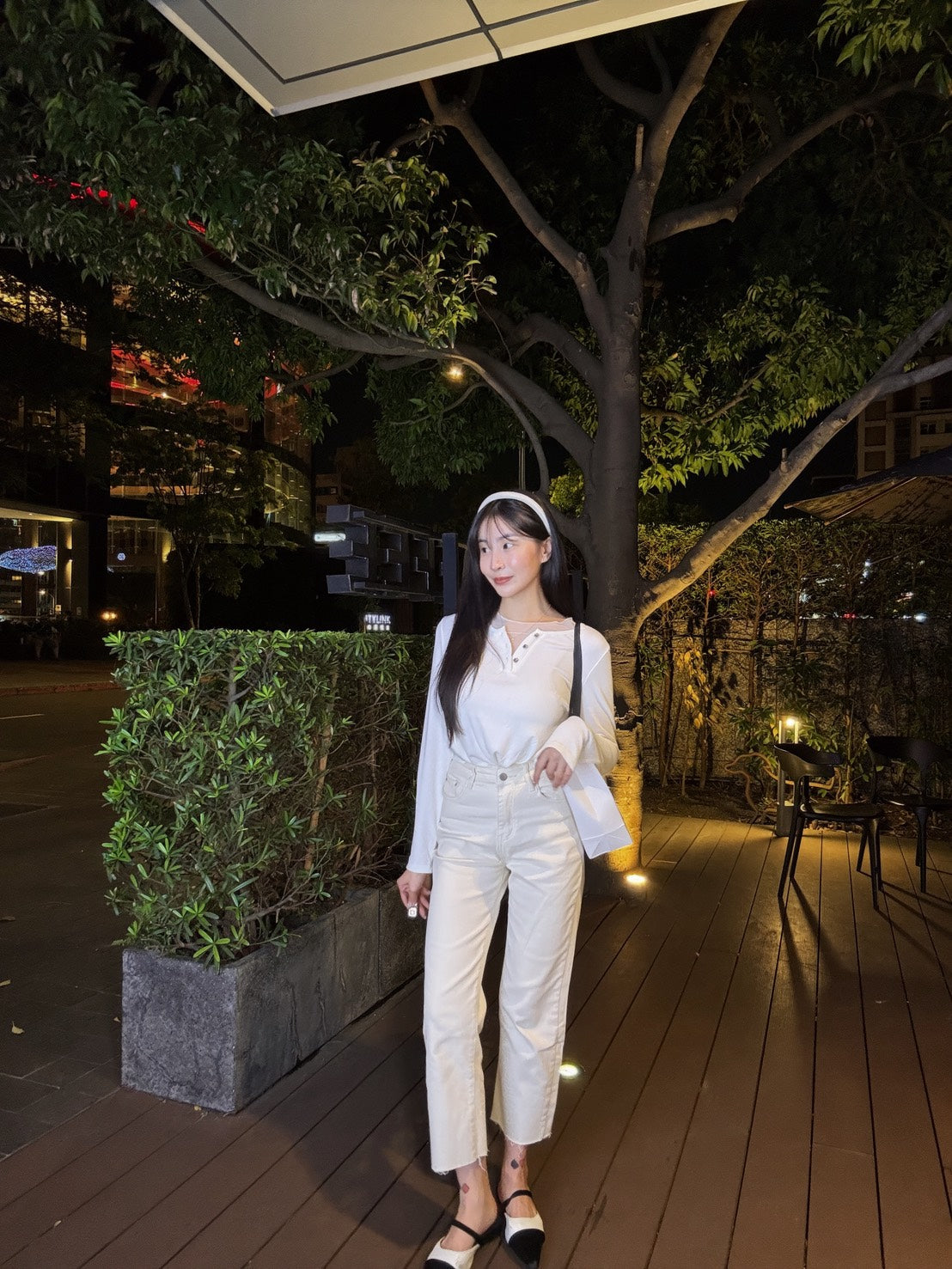 口袋車線彈力小直筒