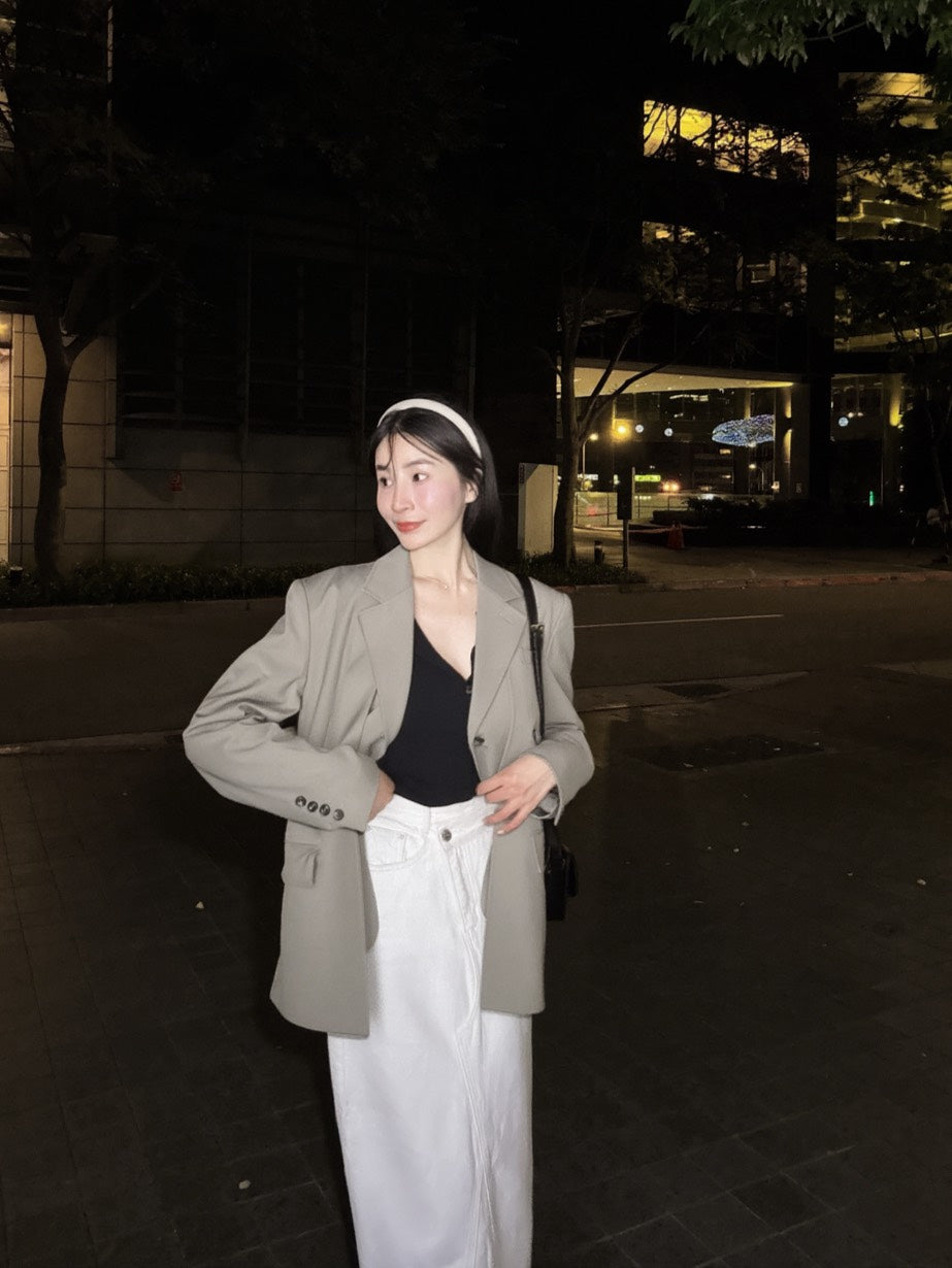 高訂款假兩件西裝外套