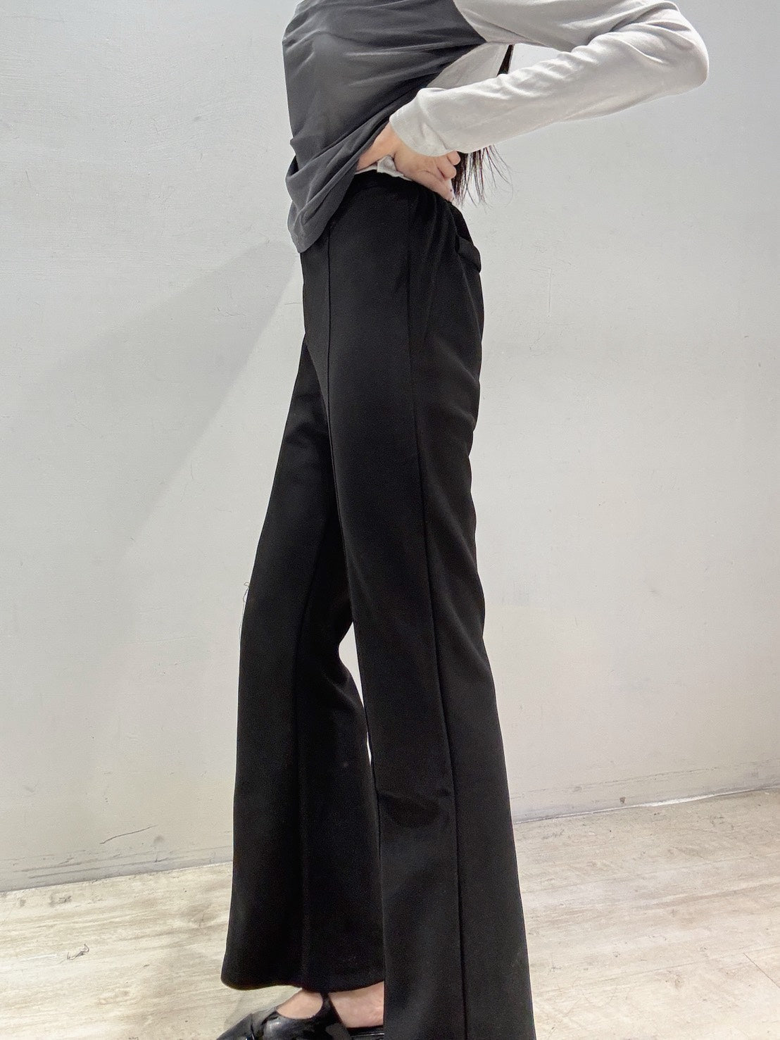 美圖秀秀長腿喇叭褲