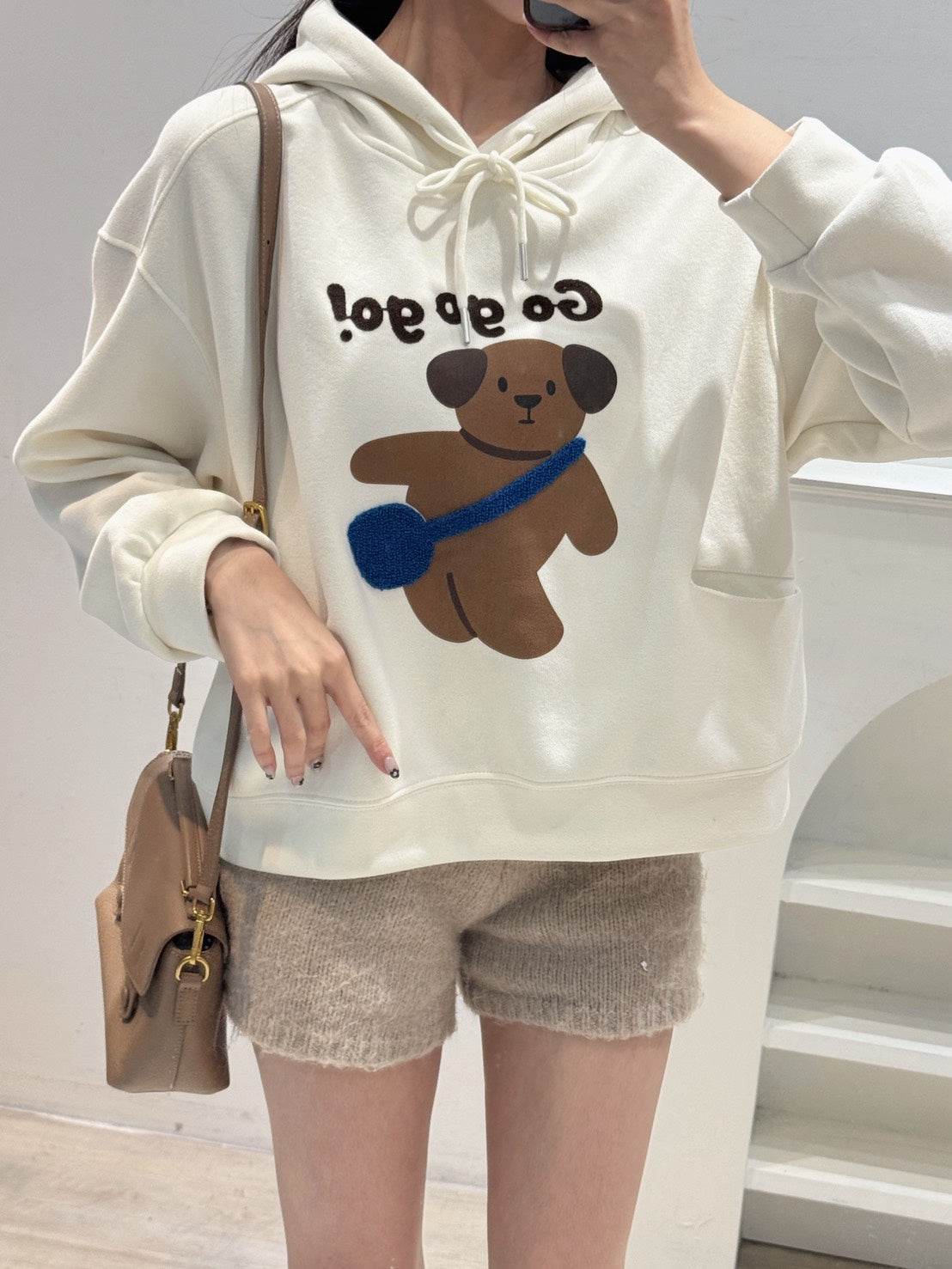 可愛小狗連帽衛衣