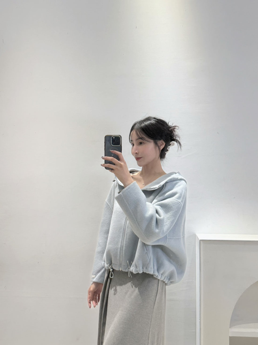 手工羊毛連帽外套