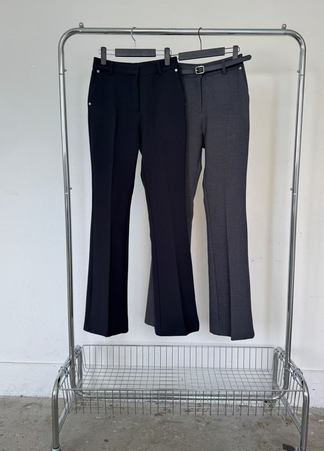 高訂款內磨毛西裝喇叭褲