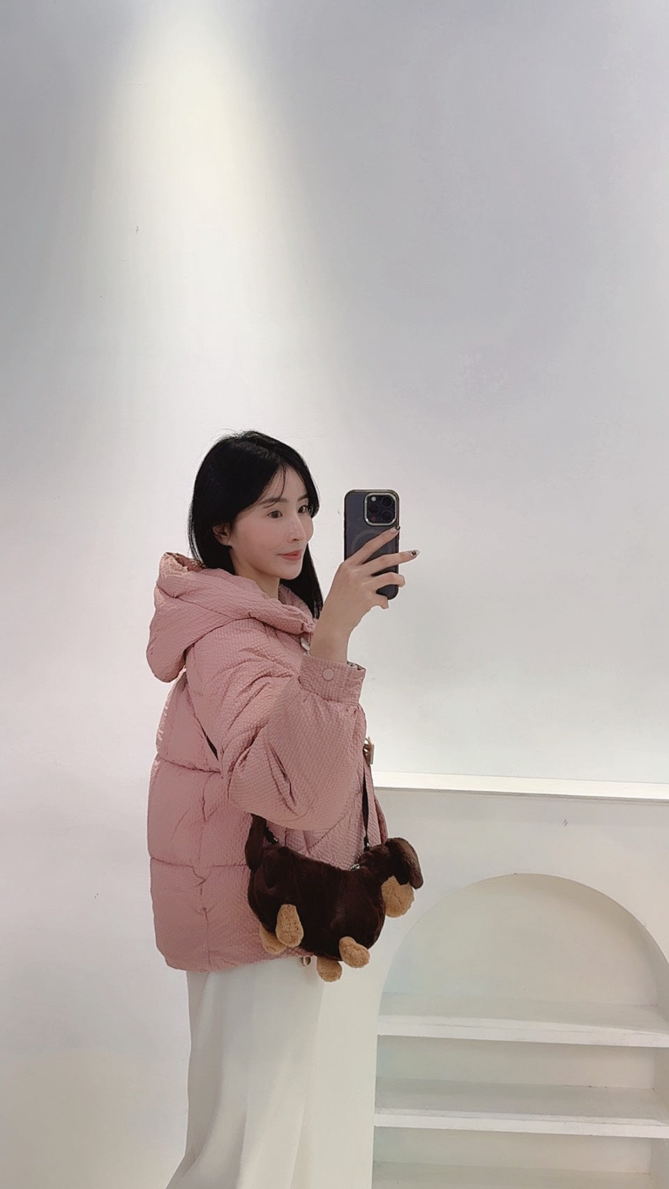 限量款方扣鴨絨外套