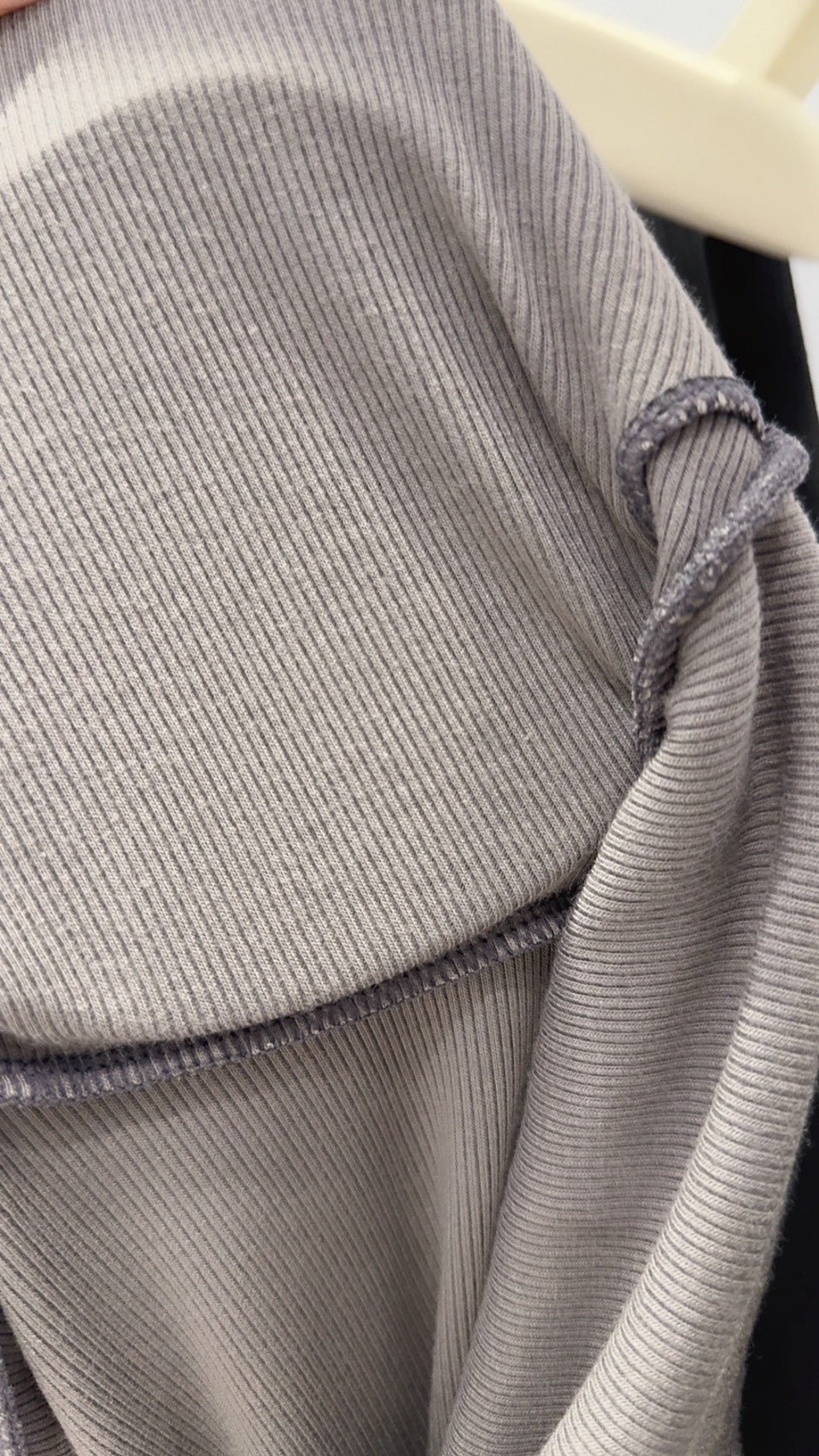 不跑杯方領抓皺短洋