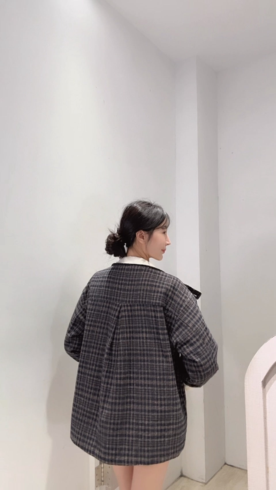 設計款雙面穿鴨絨外套