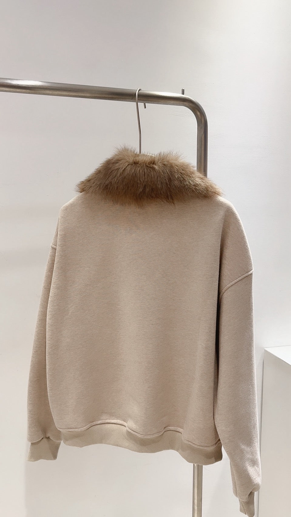 毛領可拆刷絨衛衣