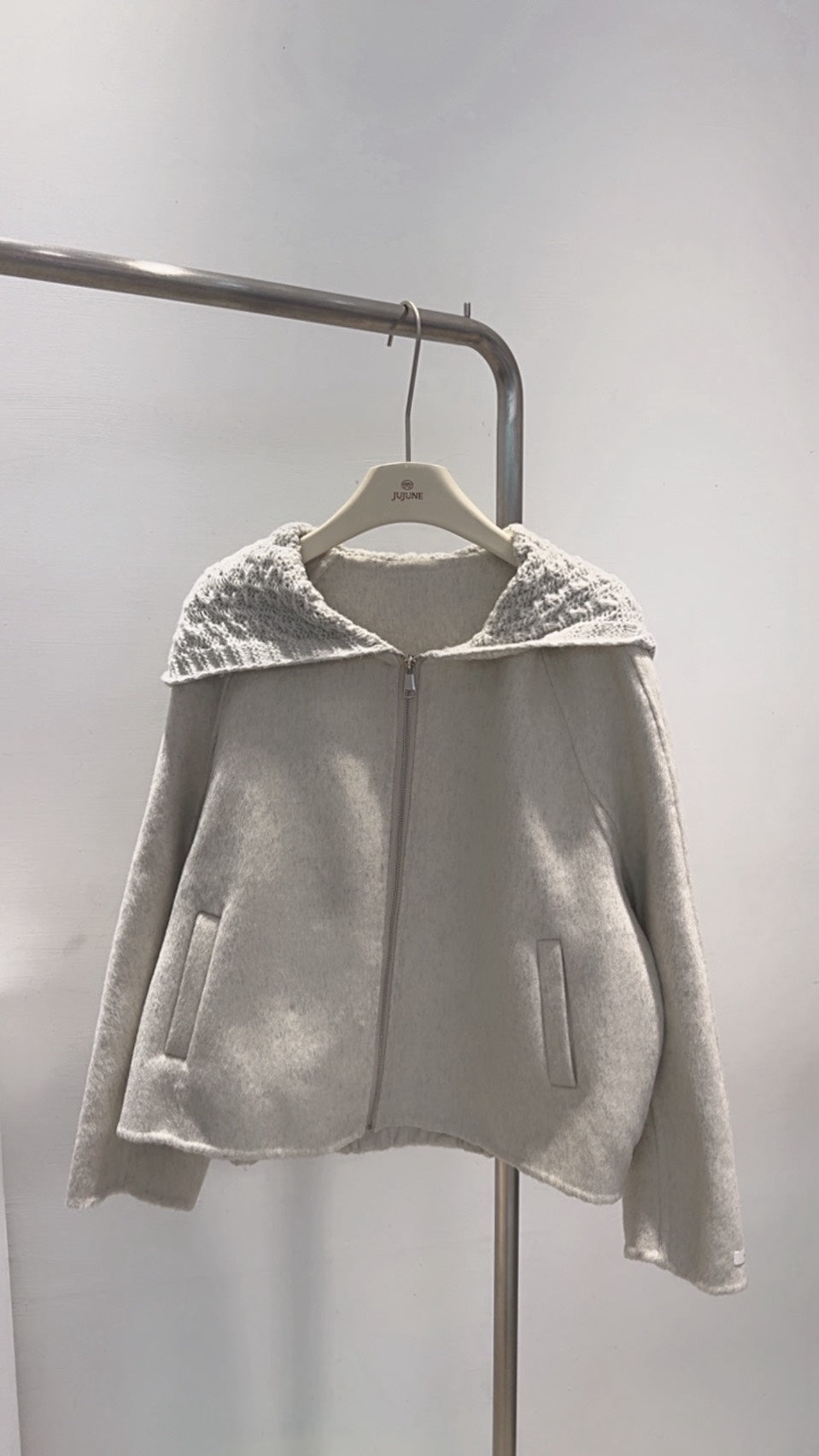 麻花針織帽手工羊毛外套