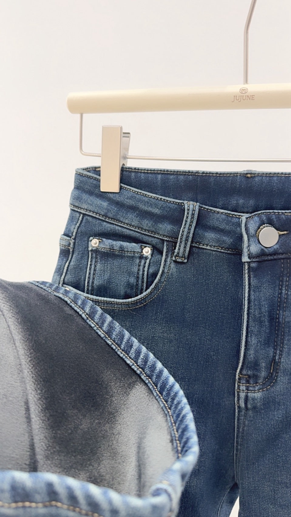 完美版型內刷絨喇叭褲