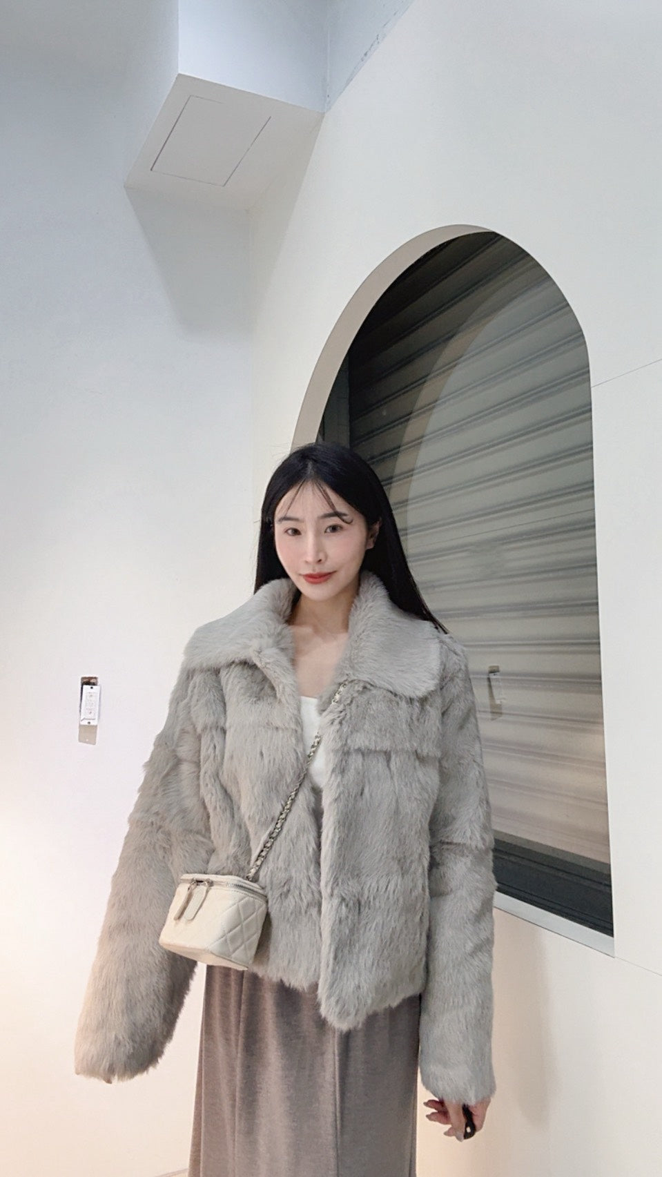 落垂感仙女磨毛魚尾裙