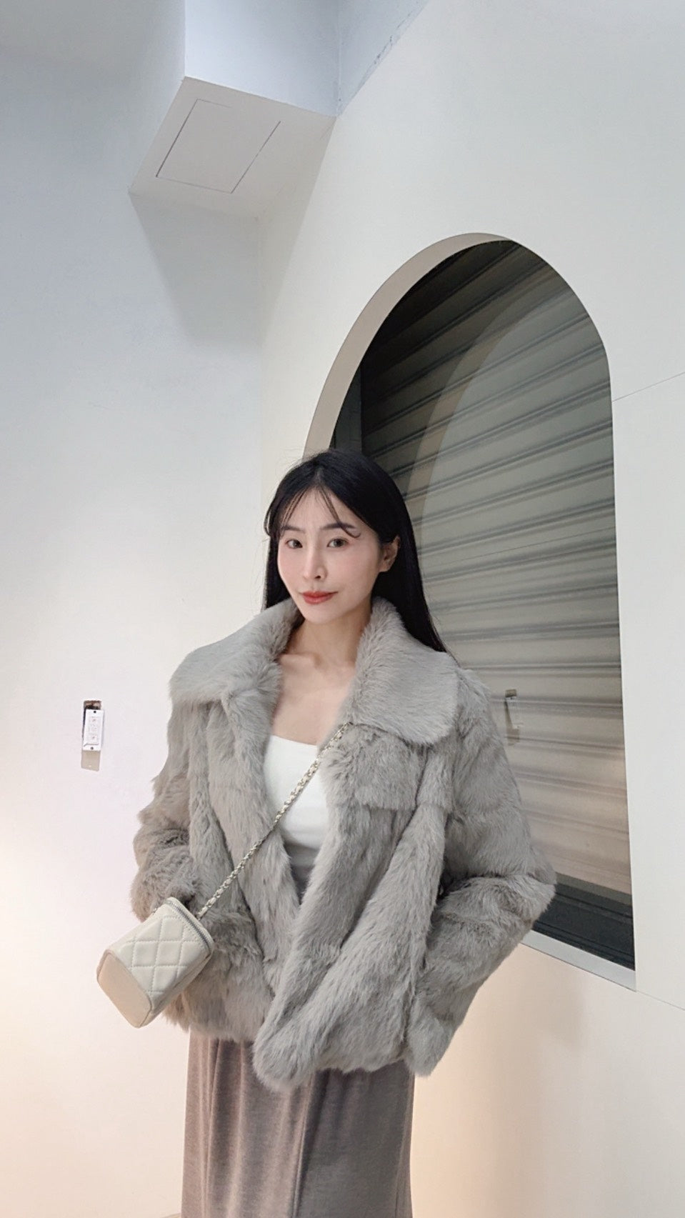 落垂感仙女磨毛魚尾裙