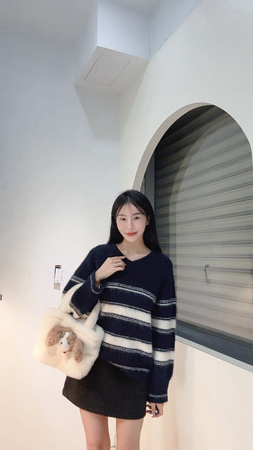 輕奢感柔軟毛衣