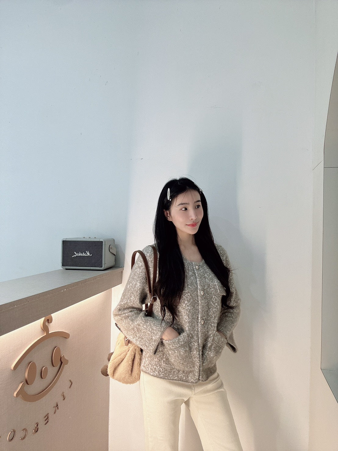 水貂絨小香外套