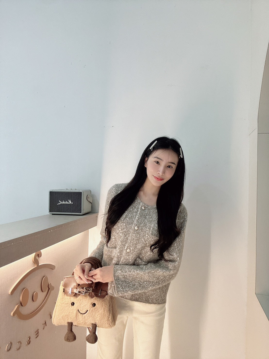 水貂絨小香外套