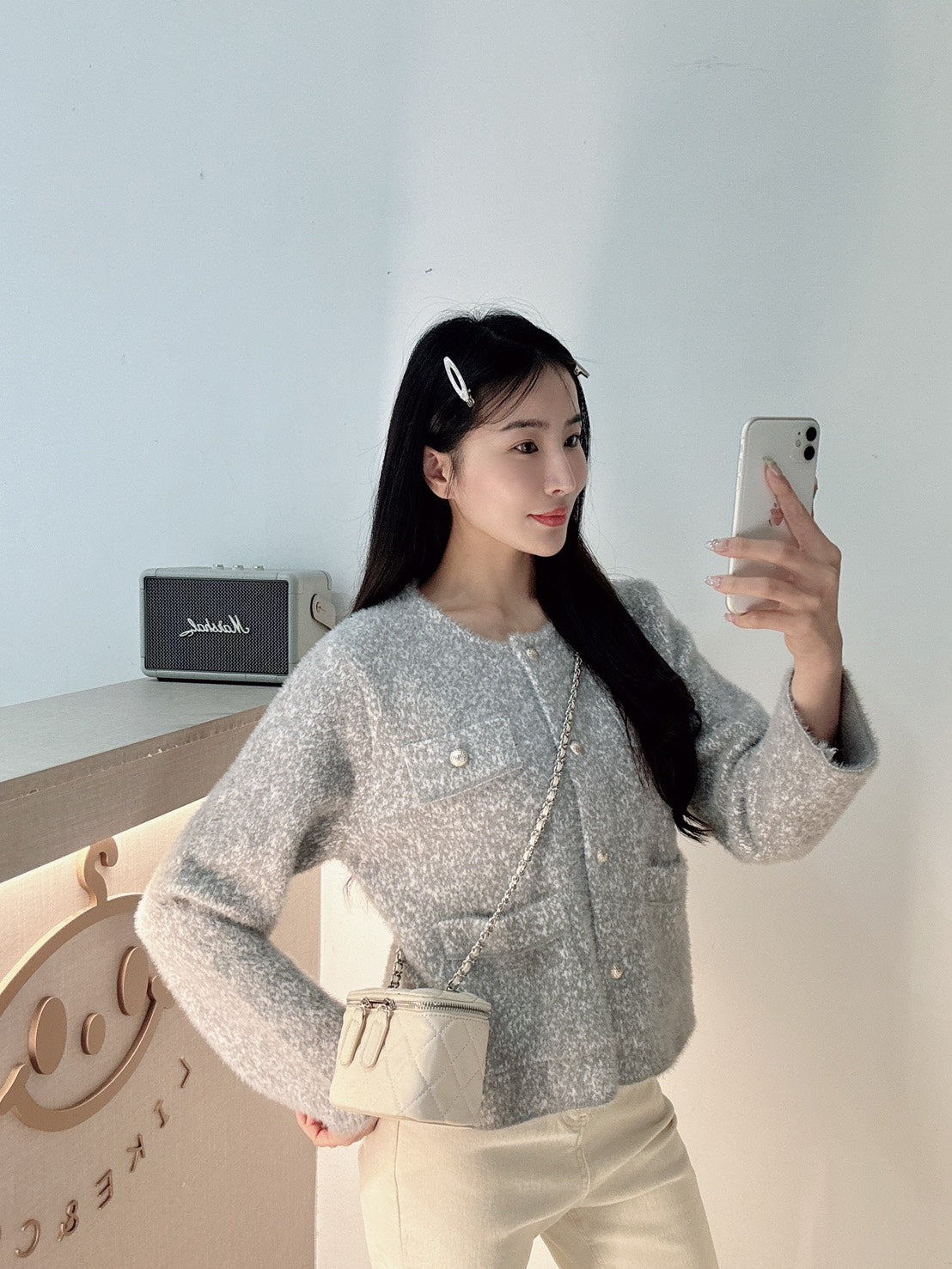 水貂絨小香外套