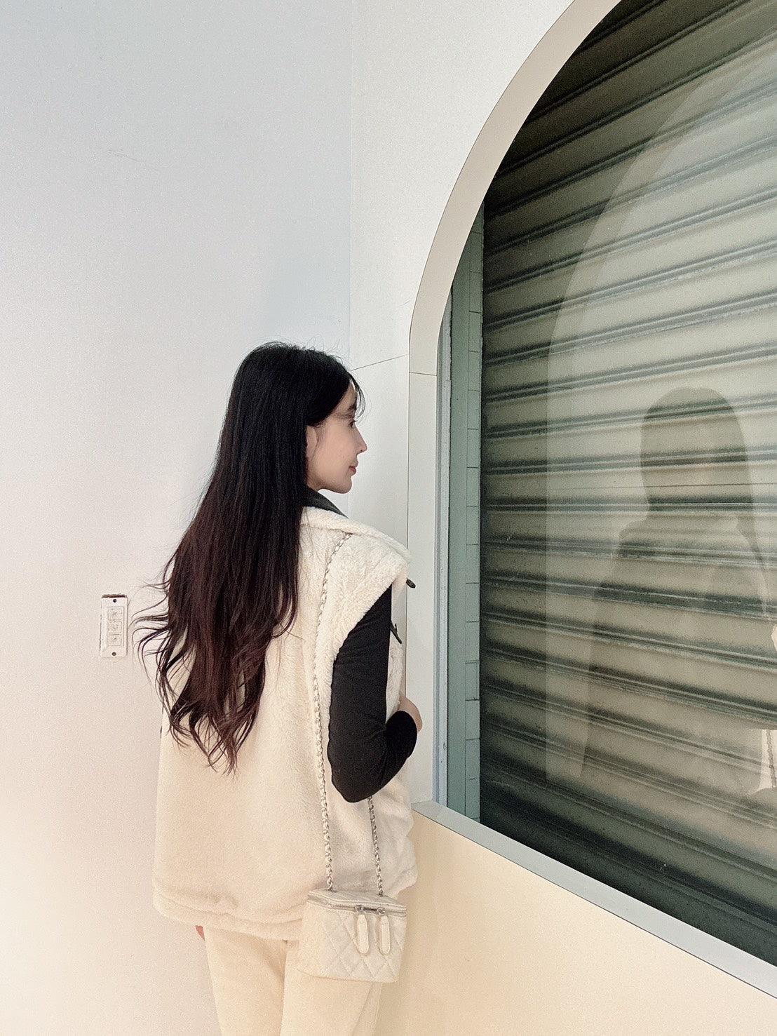 雙面穿水洗黑牛仔背心