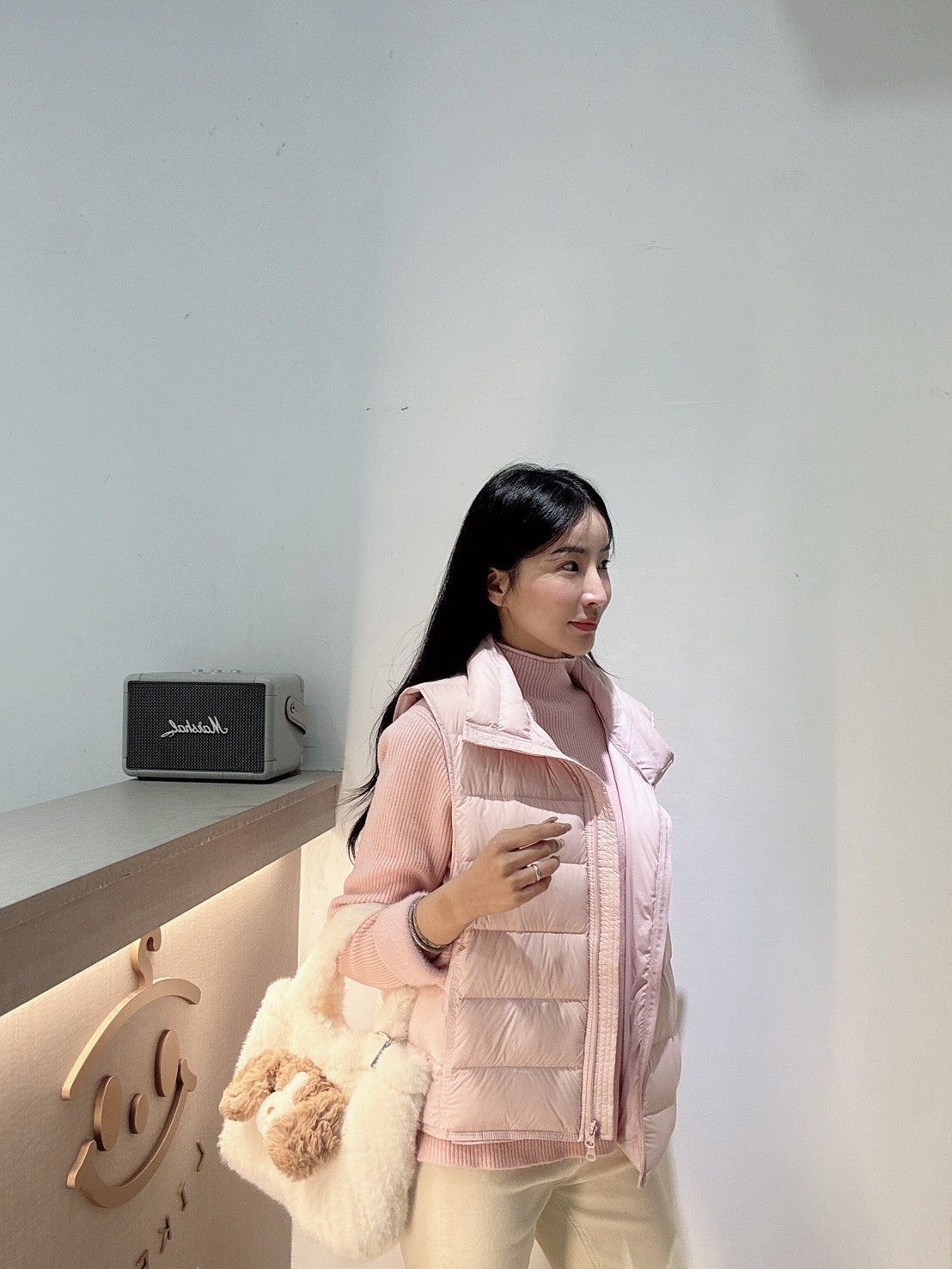 糖果色鴨絨背心