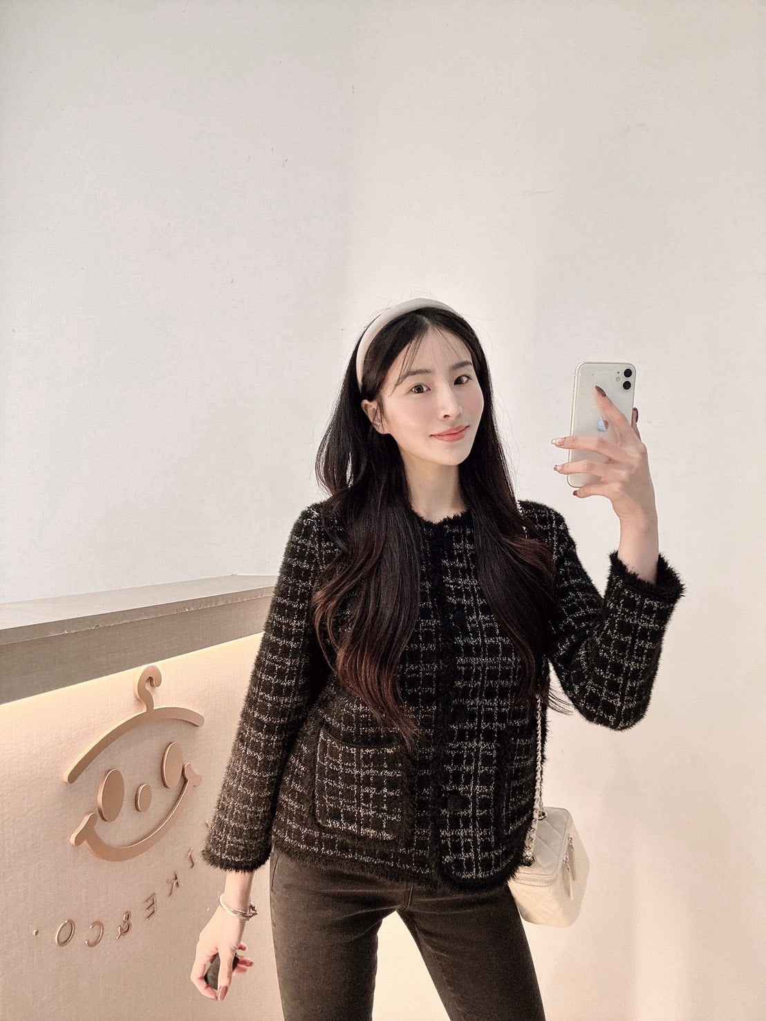 輕奢感小香風水貂毛外套