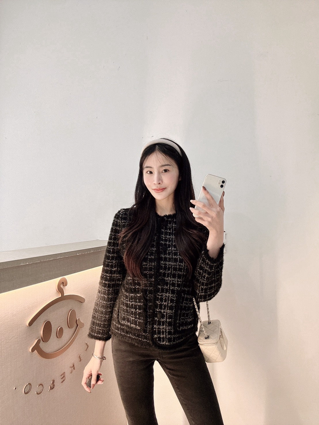 輕奢感小香風水貂毛外套