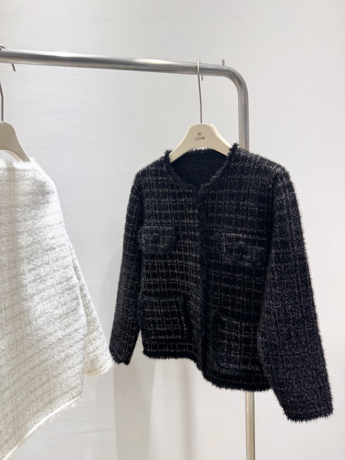 輕奢感小香風水貂毛外套