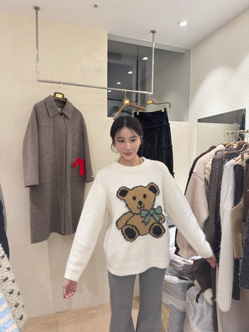 可愛泰迪熊毛衣