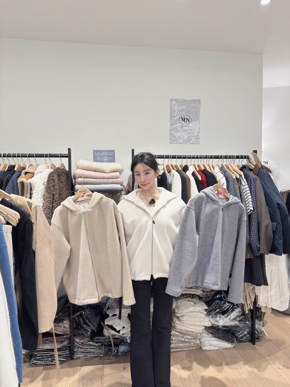 70%羊毛連帽外套