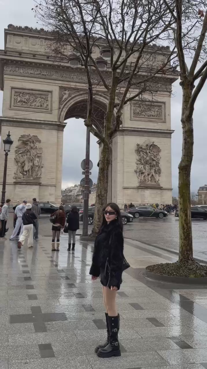 輕奢感皮草外套