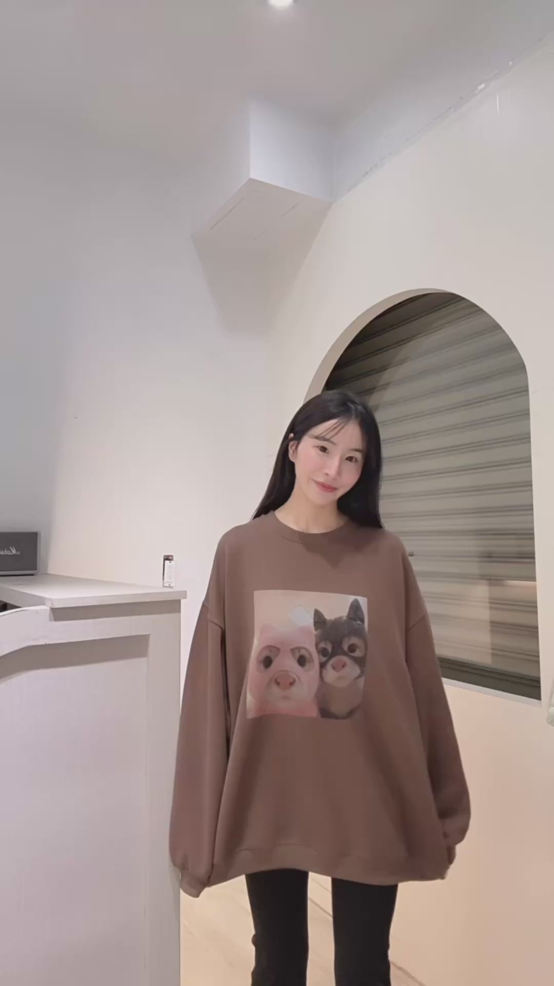 貓貓蝙蝠俠寬鬆衛衣